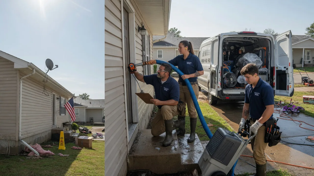 Ceiling Water Damage Restoration in West Salem, OH near me